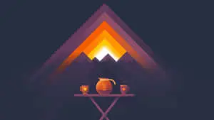 Serene Minimalist Sunset