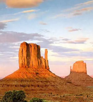  Caption: The Majestic Mittens of Monument Valley Navajo Tribal Park 