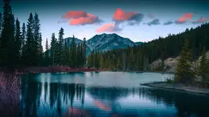 Mount Lorette Ponds Aesthetic Landscape