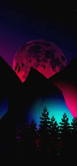 Stunning Mountain Scenery iPhone Background