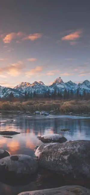 Stunning Mountain Landscape on iPhone