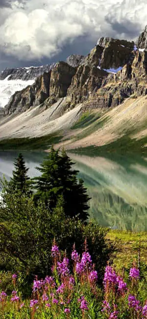 Capture the Serenity: Majestic Mountain iPhone Background