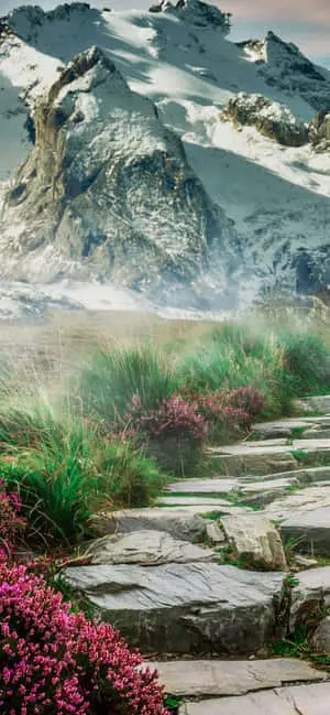 Mountain Peaks iPhone Wallpaper