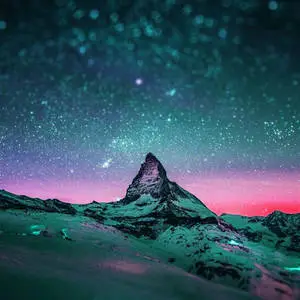 Mountain Peak Winter iPad