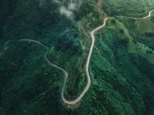 Mountain Road HD Landscape Desktop