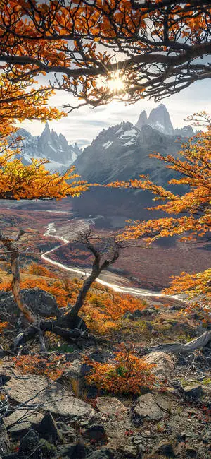 Mt. Fitz Roy Patagonia Autumn iPhone
