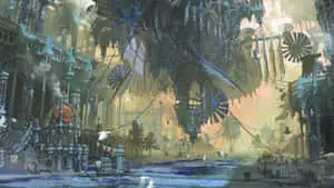 Mystical_ Cityscape_ Fantasy_ Art