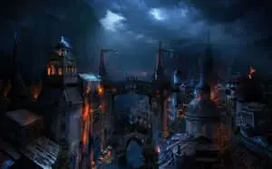 Mystical_ Fantasy_ Cityscape_ Nighttime