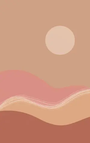 Neutral iPhone Sun Art