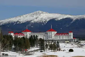Impressive Omni Mount Washington Resort New Hampshire Winter Landscape