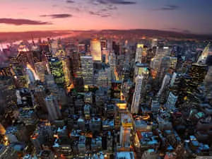 Breathtaking Skyline View of New York City 