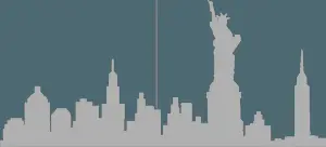New York City Skyline Silhouette