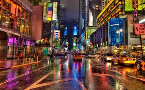 New York Skyline and Streets