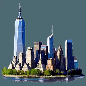 New York Skyline from Queens PNG 06252024