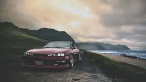 Nissan 180 SX Red