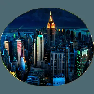 NY City Skyline from Above PNG 06252024