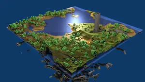 Oak Biome Map Minecraft HD