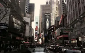 Busy Old New York City