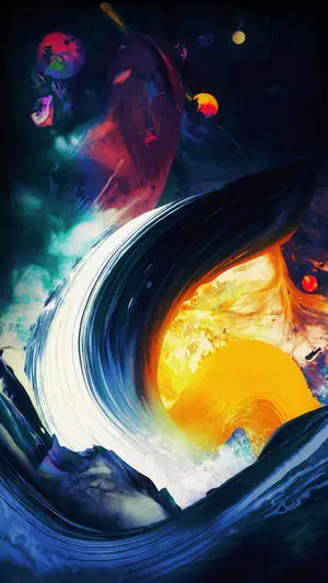 Oneplus Abstract Sci-Fi Art