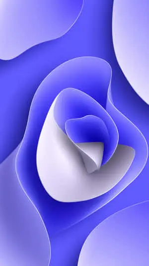 Organic Layered Shapes Abstract Art Background	