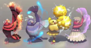 Oricorio Different Forms