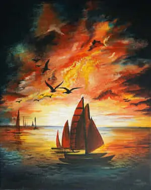 An Incredible Abstract Landscape Painting 