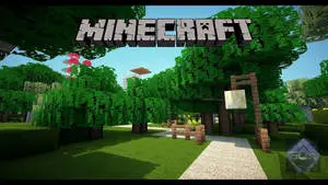 Path To Forest With Fences 2560x1440 Minecraft 