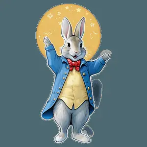 Peter Rabbit Under the Stars PNG gqa