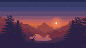 "Explore the mesmerizing view of Pixel Landscape!"
