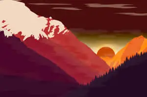 Enjoy the beauty of Pixel Landscape
