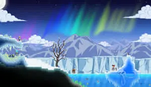 Explore the Mystical Pixel Landscape