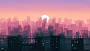 Exploring The Digital Frontier - A Pixel Landscape 
