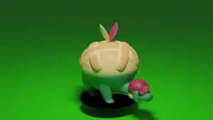 Pokémon Appletun 3d