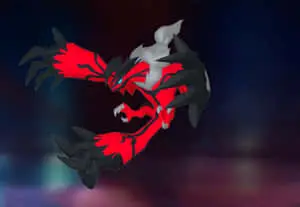 Pokemon Yveltal With Colorful Background