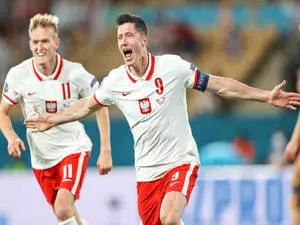 Poland National Football Team Players Świderski And Lewandowski
