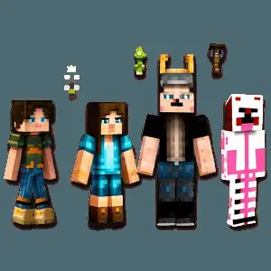 Popular Minecraft Skins PNG 05252024