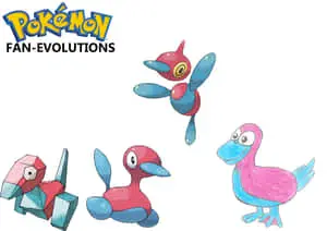 Porygon2 Pokemon Fan-Evolutions Poster