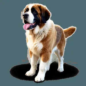 Saint Bernard in the Moonlight PNG 52