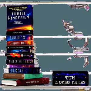 Sci-Fi Book Stack PNG 46