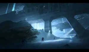Sci-Fi Landscape Snow Base