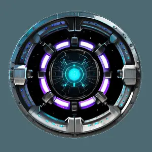 Sci-Fi Portal Design PNG lnn
