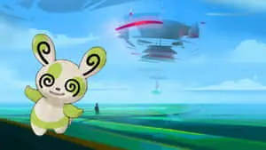 Shiny Spinda With Pokemon Go Background