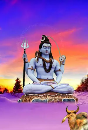 Shiv Shankar Purple Landscape HD