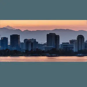 Skyline at Sunset PNG 76
