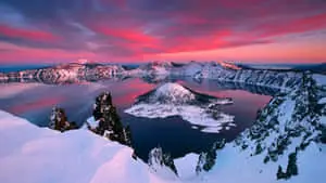 Serene Snowy Landscape