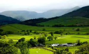 Majestic Spring Mountain Landscape
