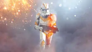 Epic Star Wars Battle Scene