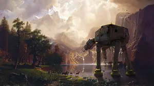 "A Surreal Landscape Awaits Beyond the Horizon"