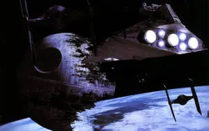 Destroyed Death Star From Star Wars Landscape