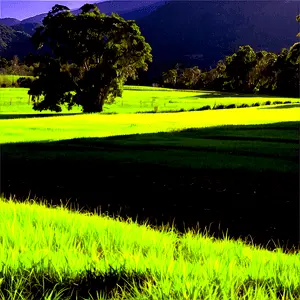 Sunny Countryside View PNG ito81